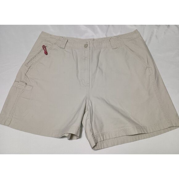 L.L. BEAN: Kahaki Zip-Up Shorts, Women's Size 16 - Picture 1 of 5